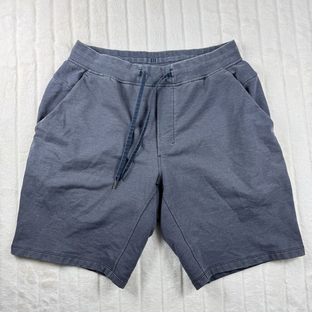 Lululemon City Sweat Shorts 9” Men’s Size Large Faded Navy Performance Training